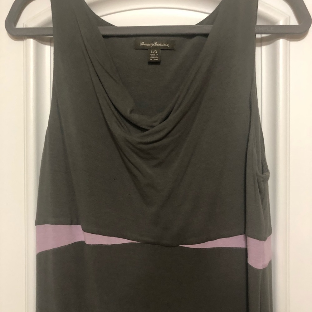 Tommy Bahama Cowl neck maxi dress